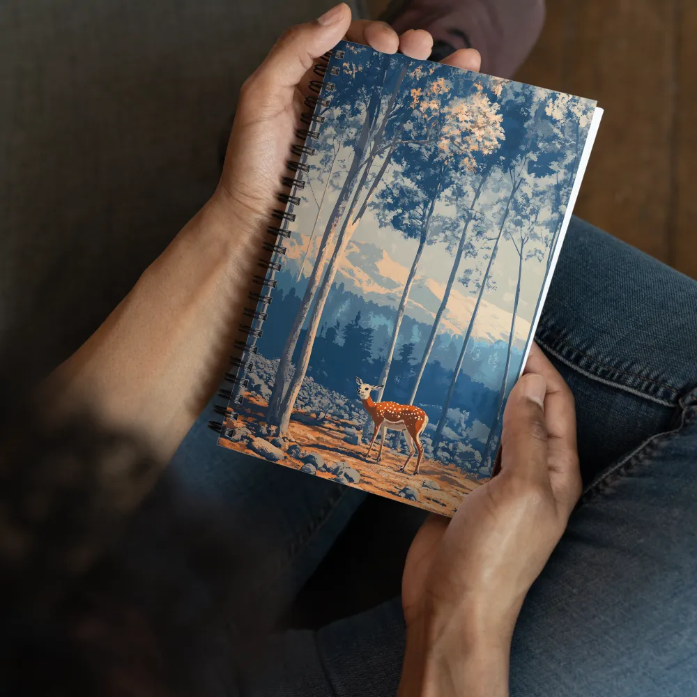 Forest Deer Serenity 
 Spiral Notebook | 140 pages