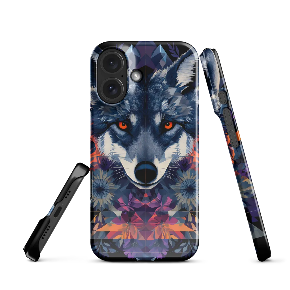 Geometric Wolf Portrait 
 iPhone 14 Pro | Tough Case