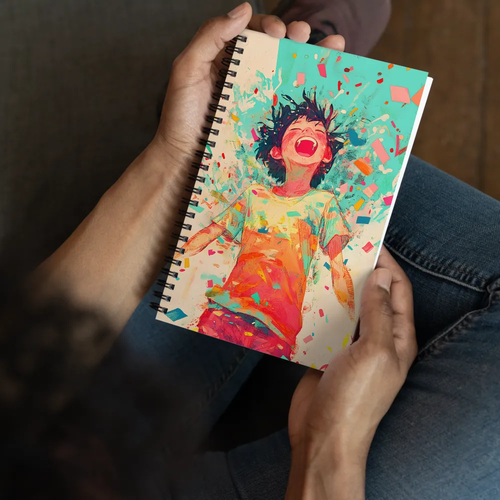 Exuberant Confetti Burst 
 Spiral Notebook | 140 pages