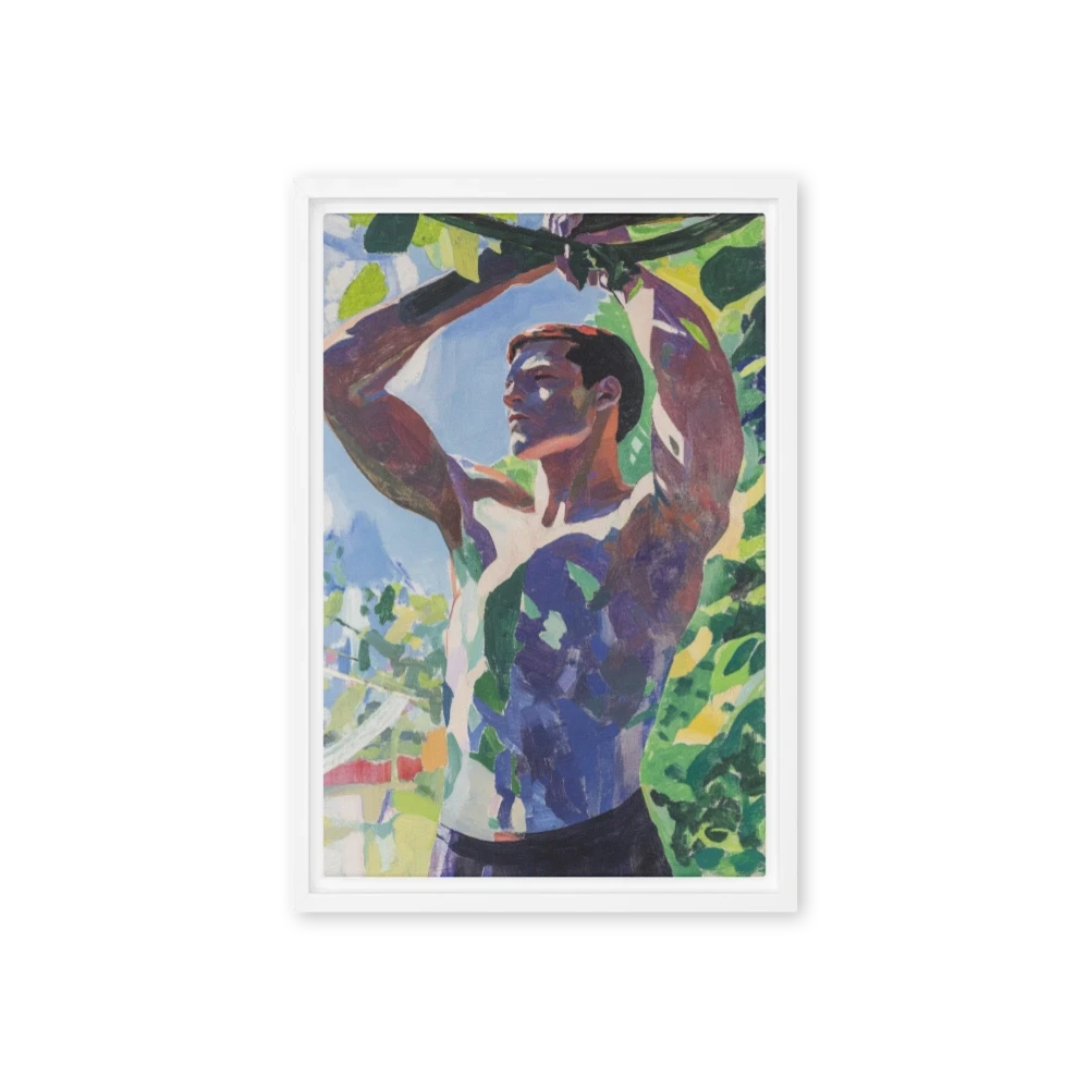 Muscular Male Figure Outdoors