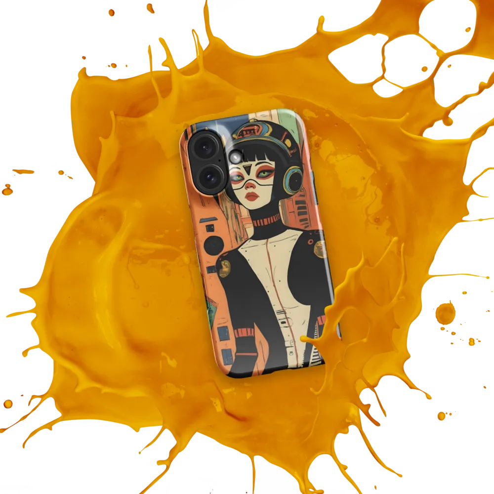 Neon Metropolis Sentinel 
 Samsung Galaxy S25 | Snap Case