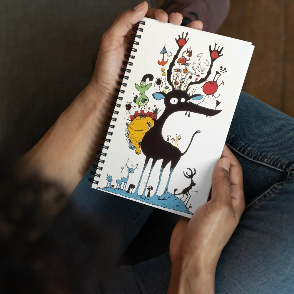The Whimsical Forest Creature 
 Spiral Notebook | 140 pages