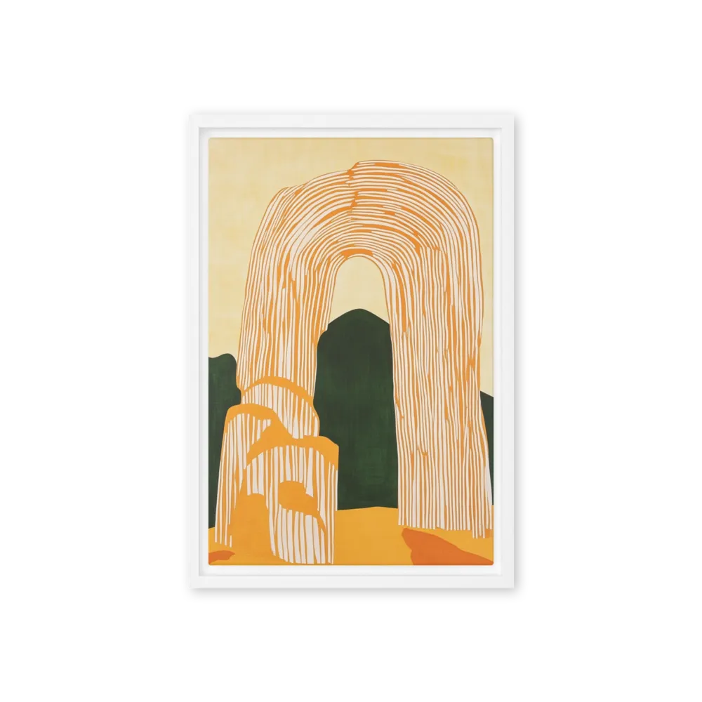 Gateway of Striations 
 Canvas with Brown Frame
