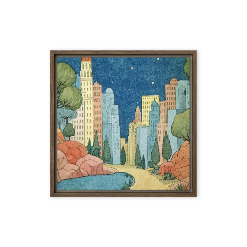 Dream Cityscape 
 Canvas | 26″x 26″