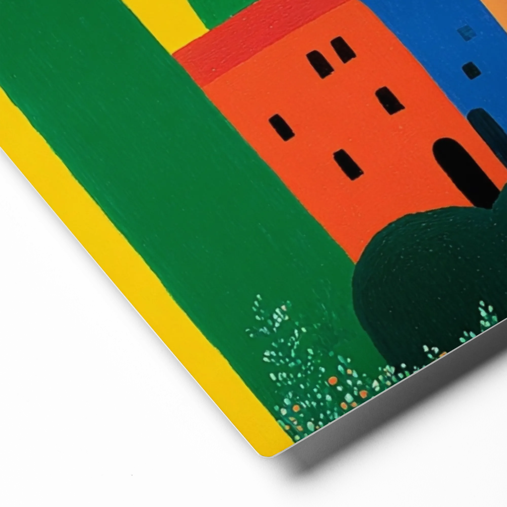 Yellow Village Horizon | Art Print