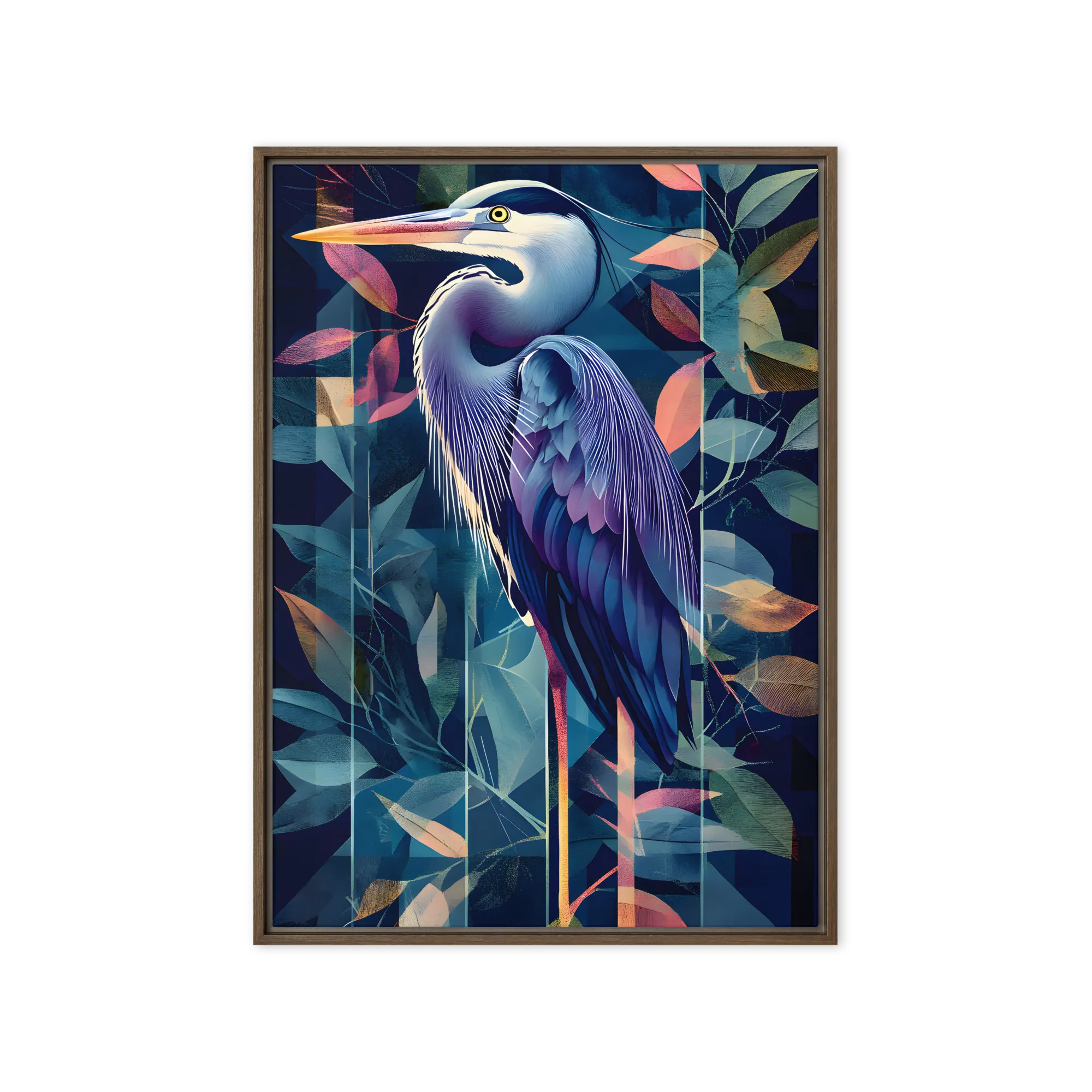 Stylized Heron Illustration