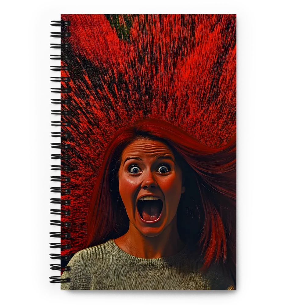 The Red Scream 
 Spiral Notebook | 140 pages