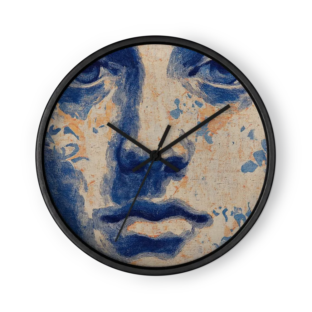 Etched Gaze | Wall Clock