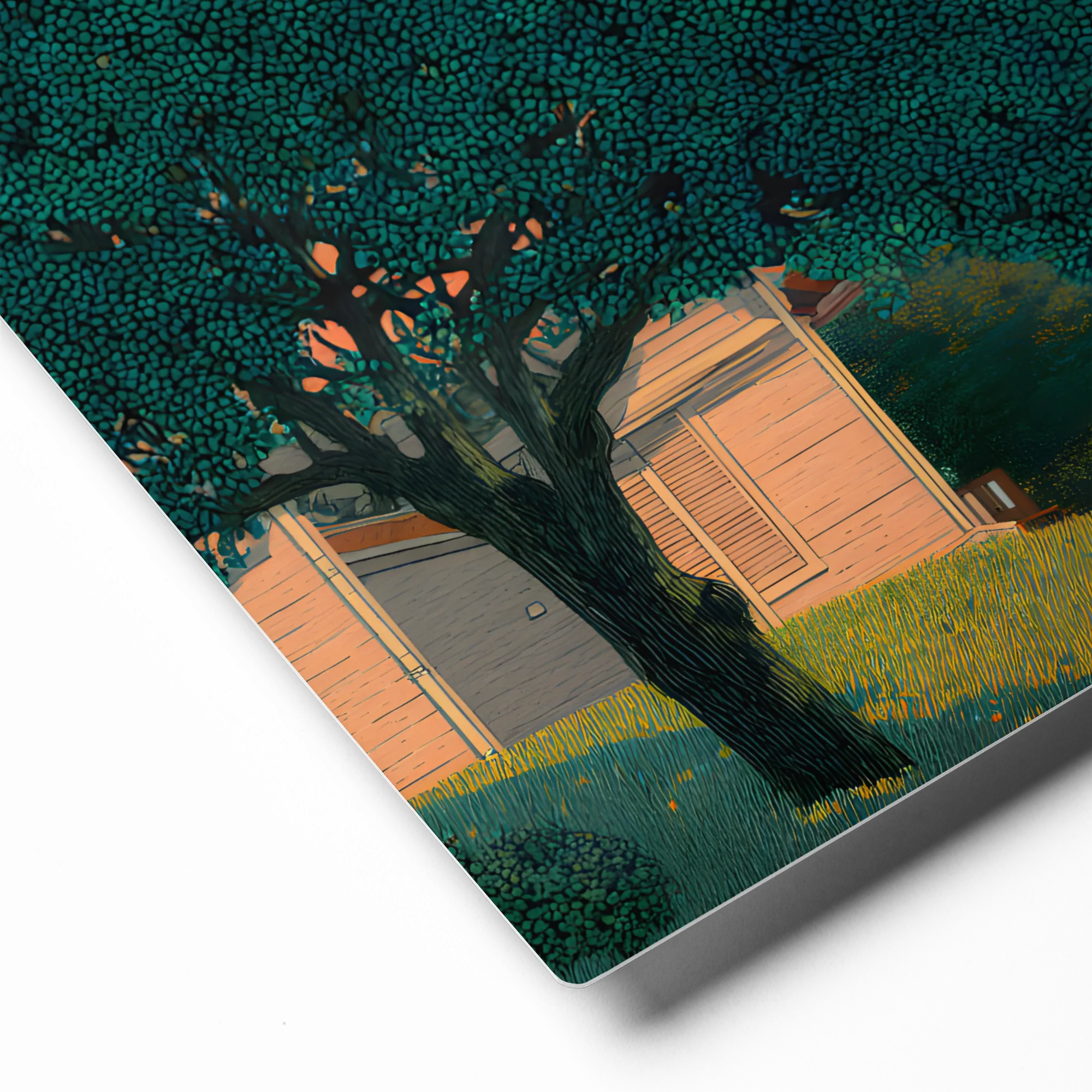 Quiet Suburban Afternoon 
 Canvas | 6″x 6″