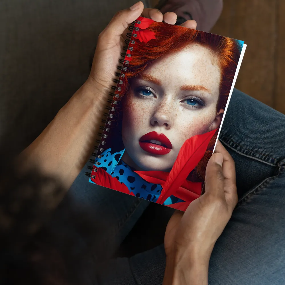 Fiery Gaze 
 Spiral Notebook | 140 pages