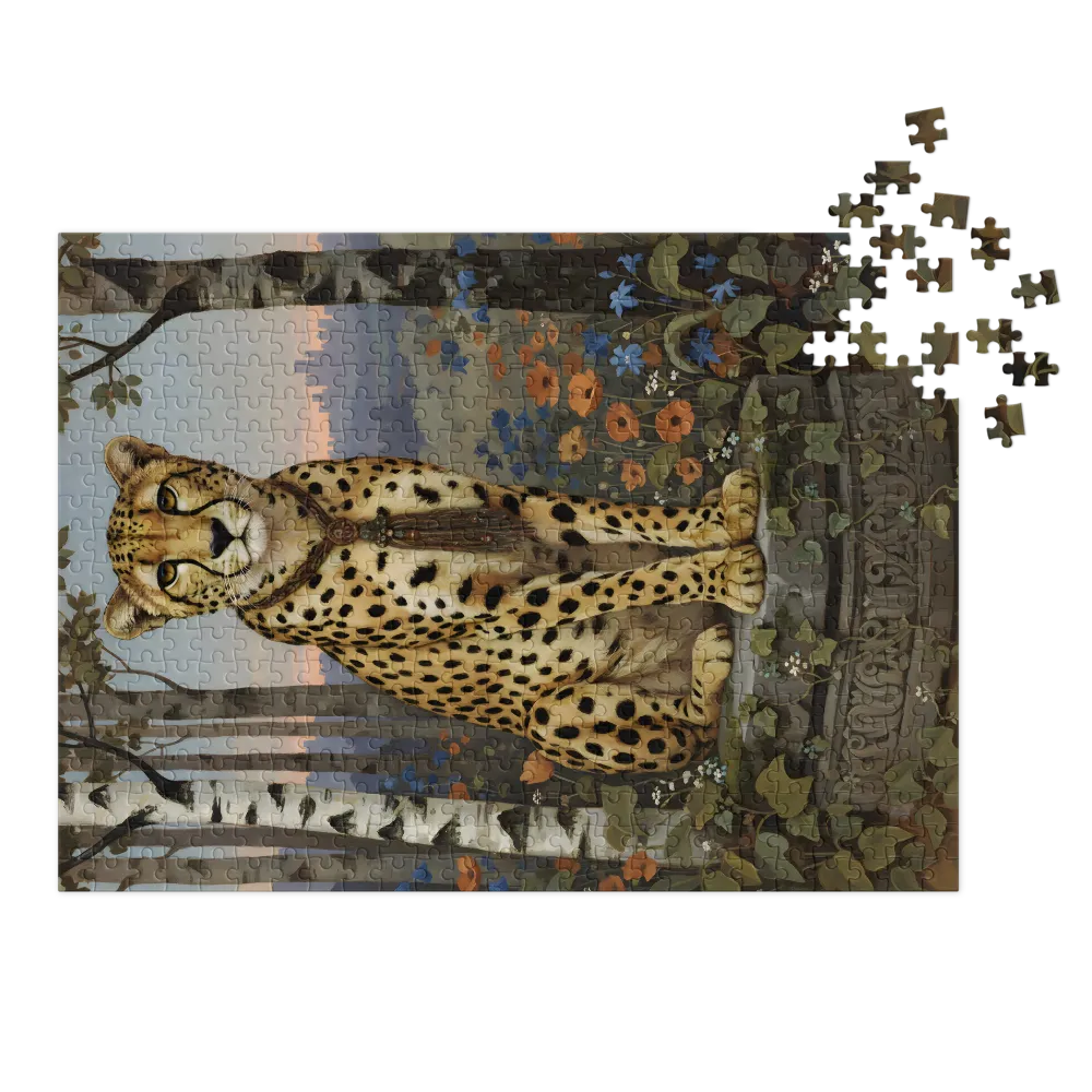 Cheetah on a Pedestal