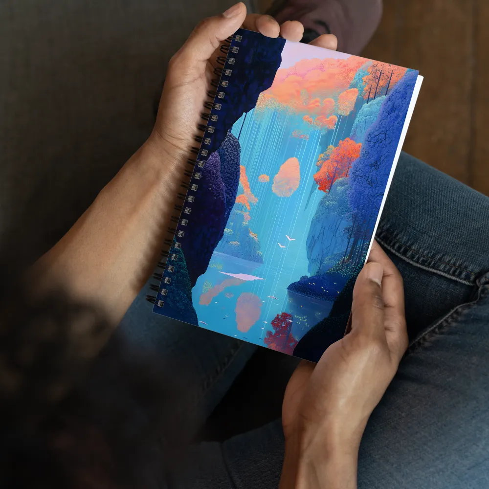 Ethereal Canyon Reflection 
 Spiral Notebook | 140 pages