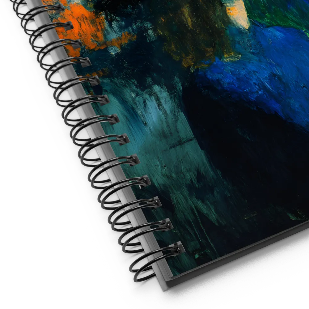 Serene Woman in Hat 
 Spiral Notebook | 140 pages