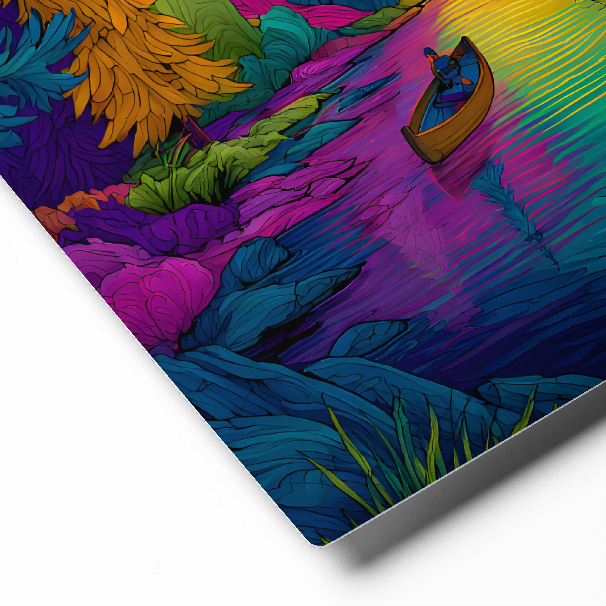 Psychedelic River Journey 
 Canvas | 16″x 16″