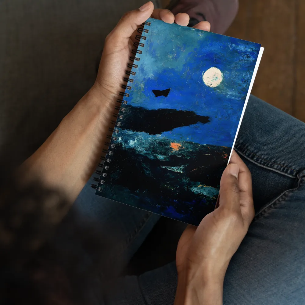Moonlit Abyss 
 Spiral Notebook | 140 pages