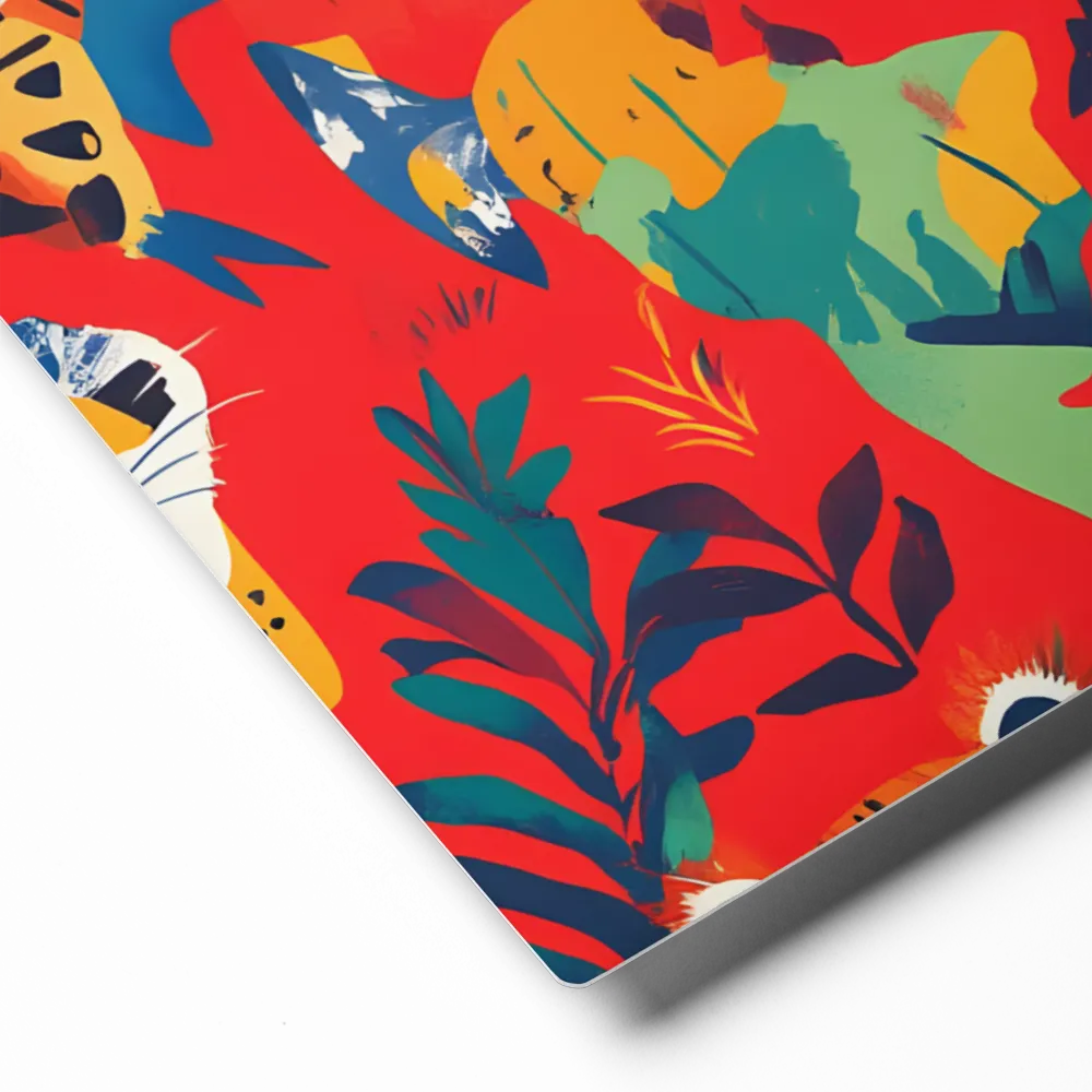 Global Wildlife Illustration 
 Canvas | 18″x 18″