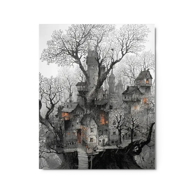 Arboreal City Whispers | Art Print
