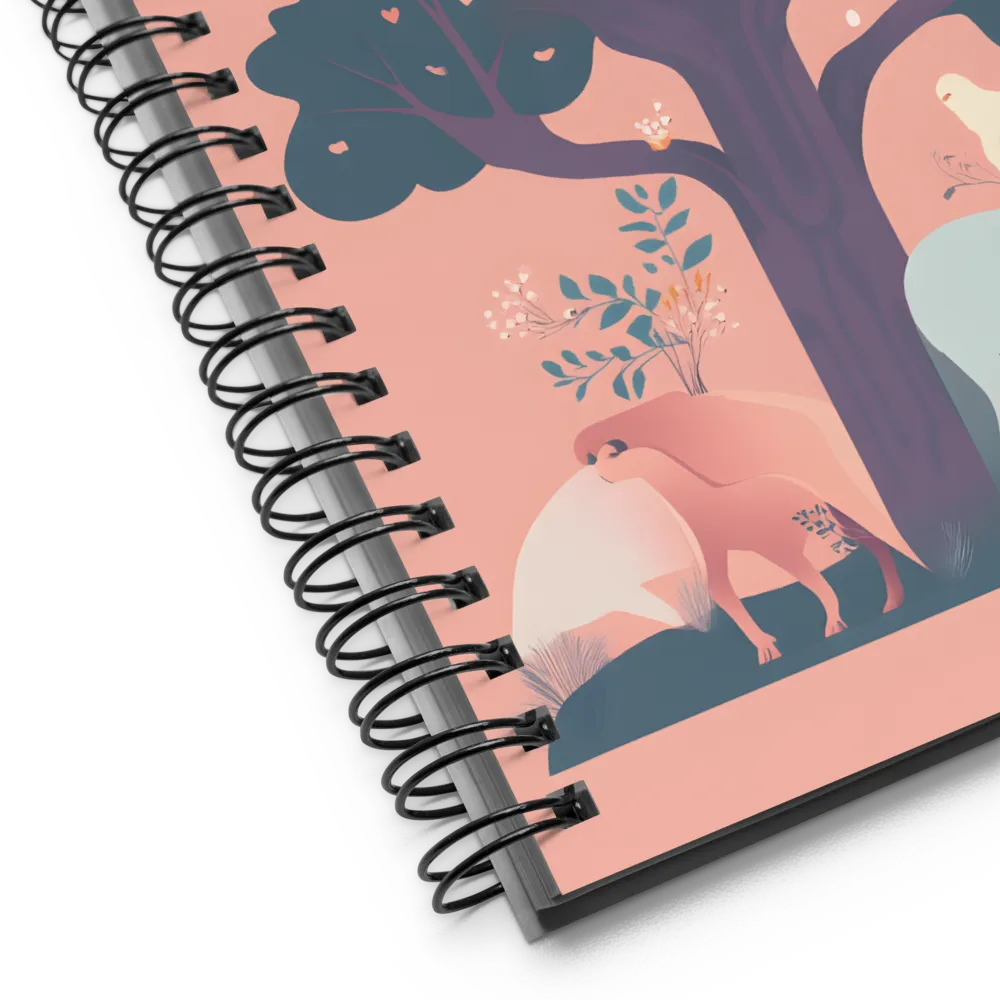 Whimsical Treehouse Retreat 
 Spiral Notebook | 140 pages