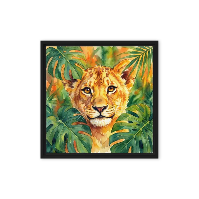 Jungle Cub Portrait | Art Print