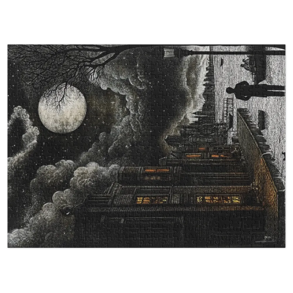Nocturno à beira-água 
 Puzzle em caixa de metal