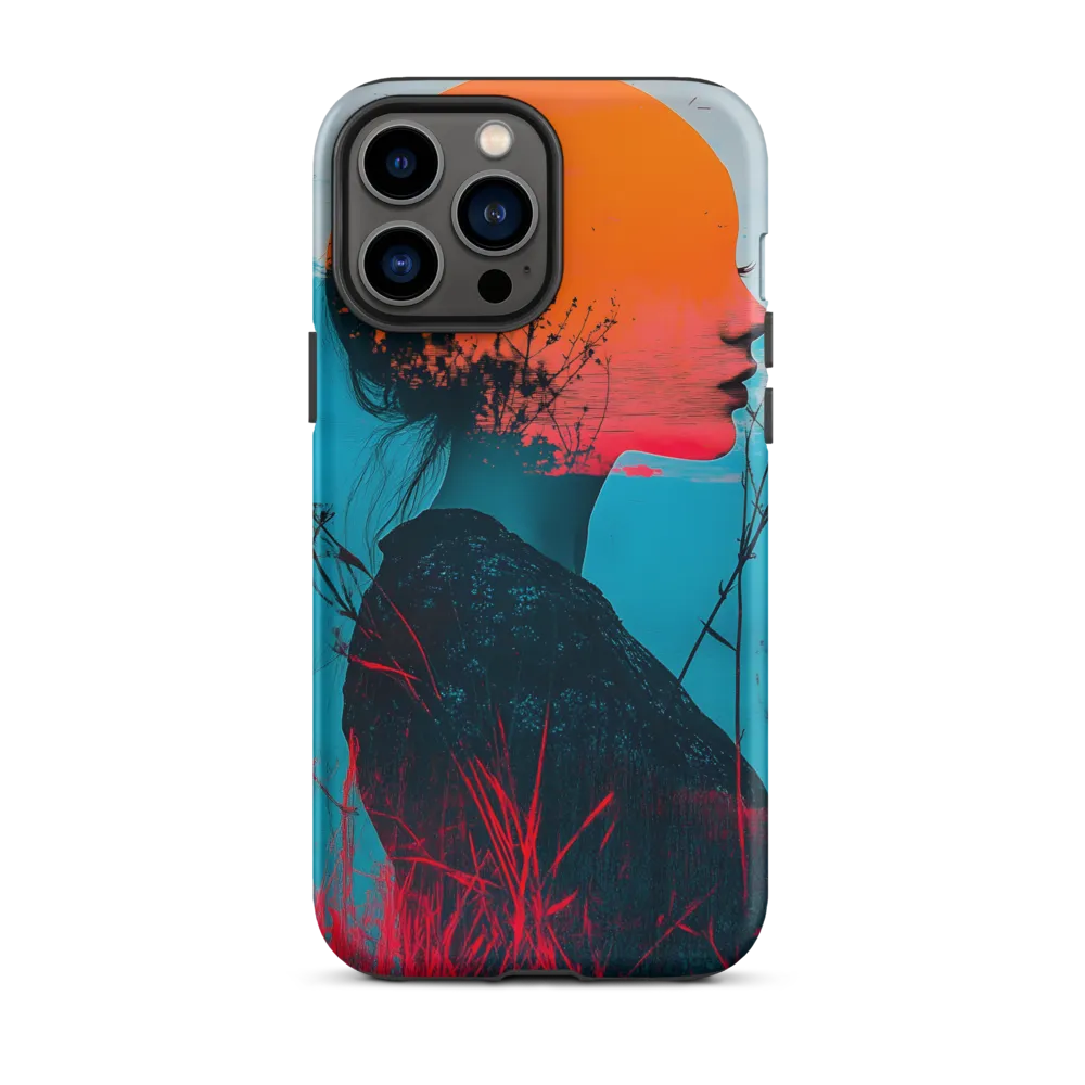 Surreal Double Exposure Portrait | Phone Case
