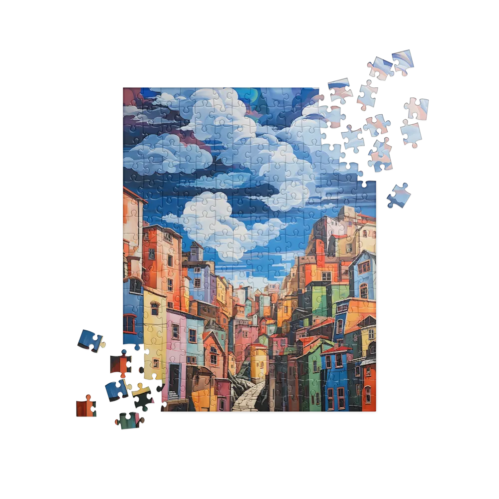 Whimsical Heights: A Vibrant Cityscape