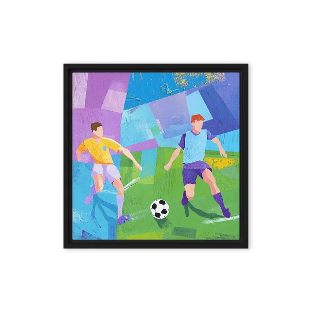 Dynamic Soccer Art | Art Print