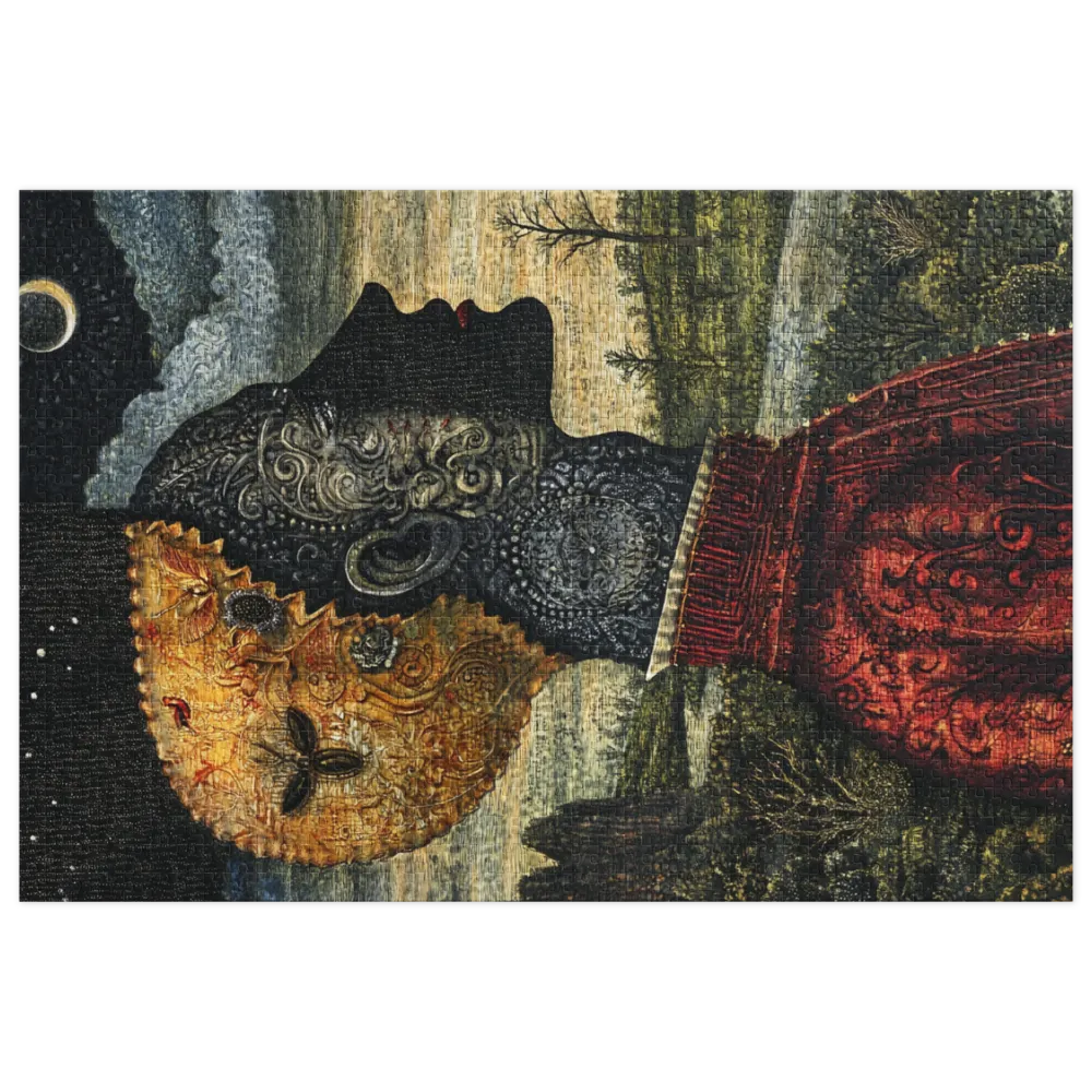 Surreal Profile Silhouette | Jigsaw Puzzle (252/520 pieces)