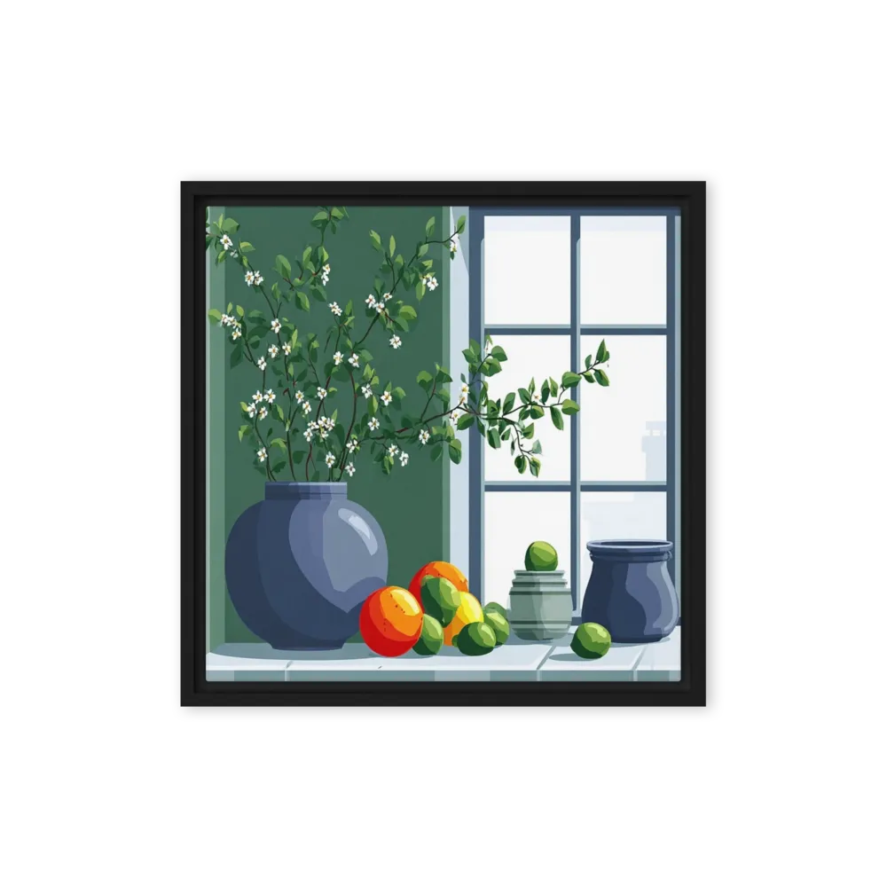 Windowside Still Life 
 Metal Print | 12″x 12″