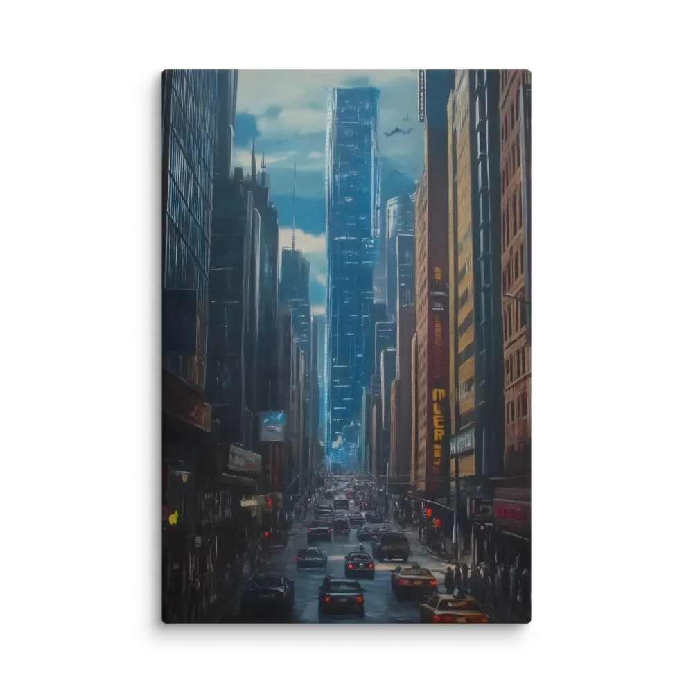 Futuristic Metropolis 
 Canvas | 32″x 48″