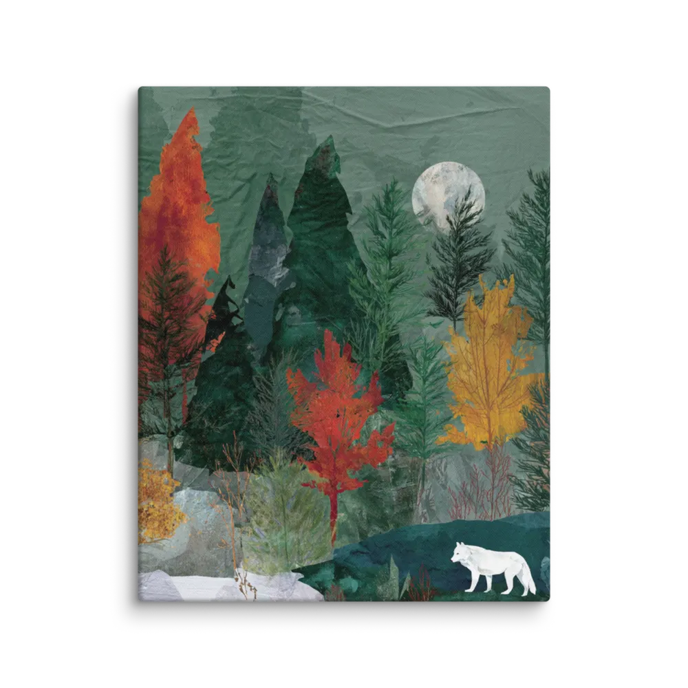Green Wall Art, Hung in Threes — Three Panels of Forest