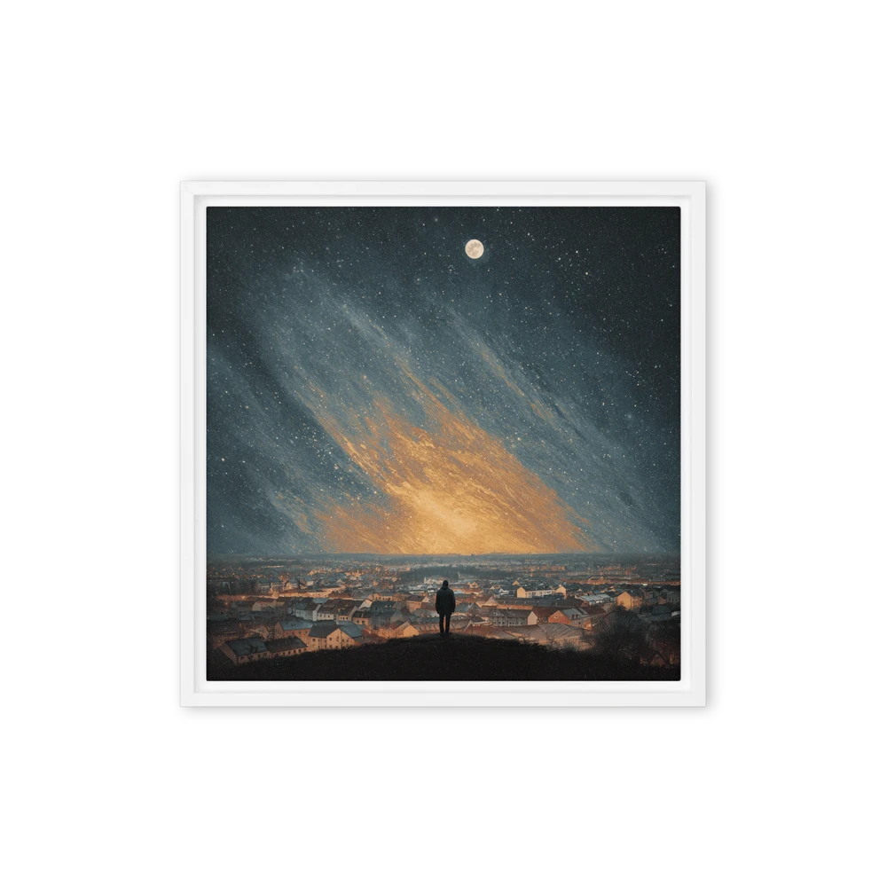 A Glimpse into the Cosmic Cityscape | Art Print