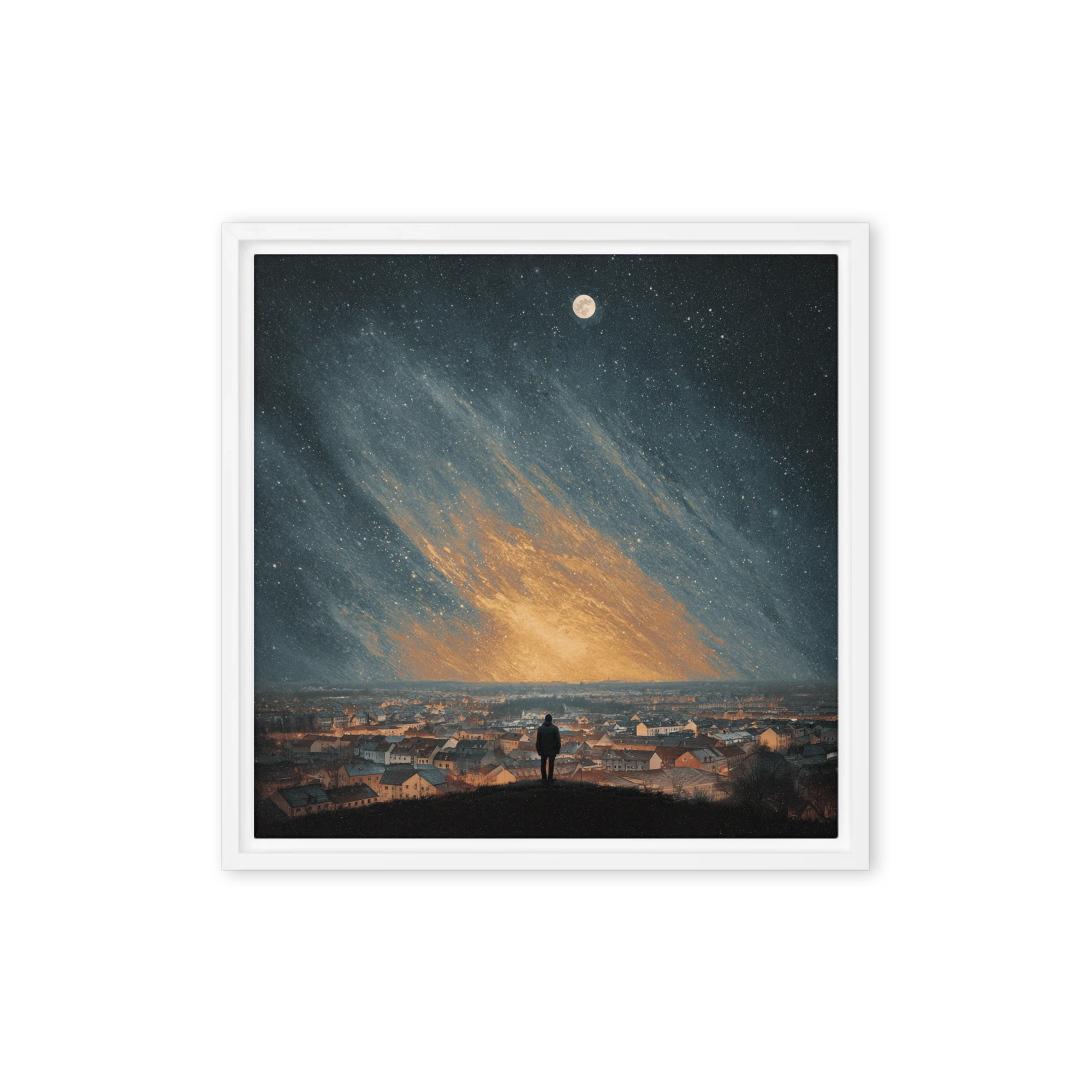 A Glimpse into the Cosmic Cityscape | Art Print