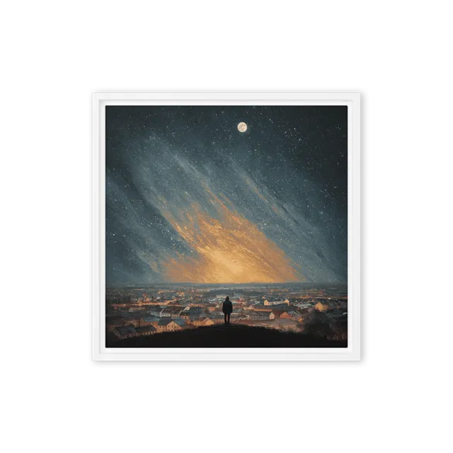 A Glimpse into the Cosmic Cityscape | Art Print