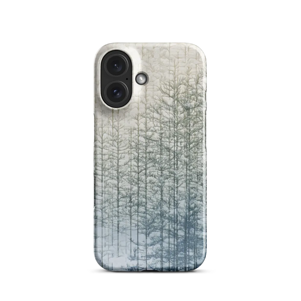 Winter's Abstract Canopy 
 iPhone 13 Mini | Snap Case
