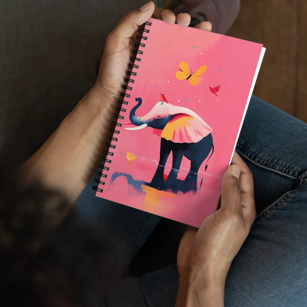 Whimsical Serenity: The Playful Elephant
