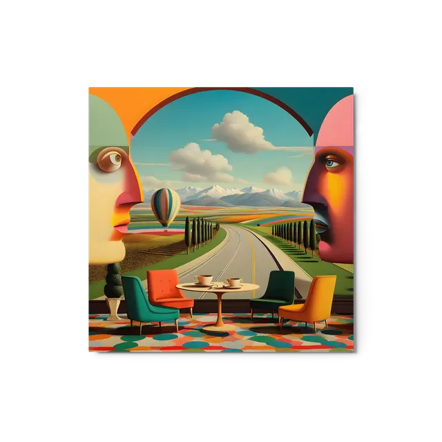 Bold Surreal Deco Vector Wall Art — Modern Geometry