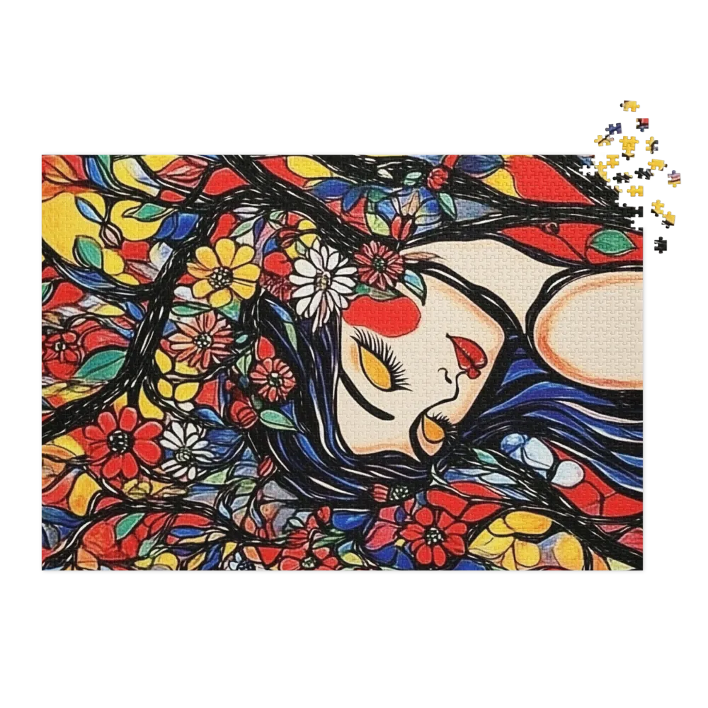 O Jardim de Vitrais 
 Puzzle em caixa de metal