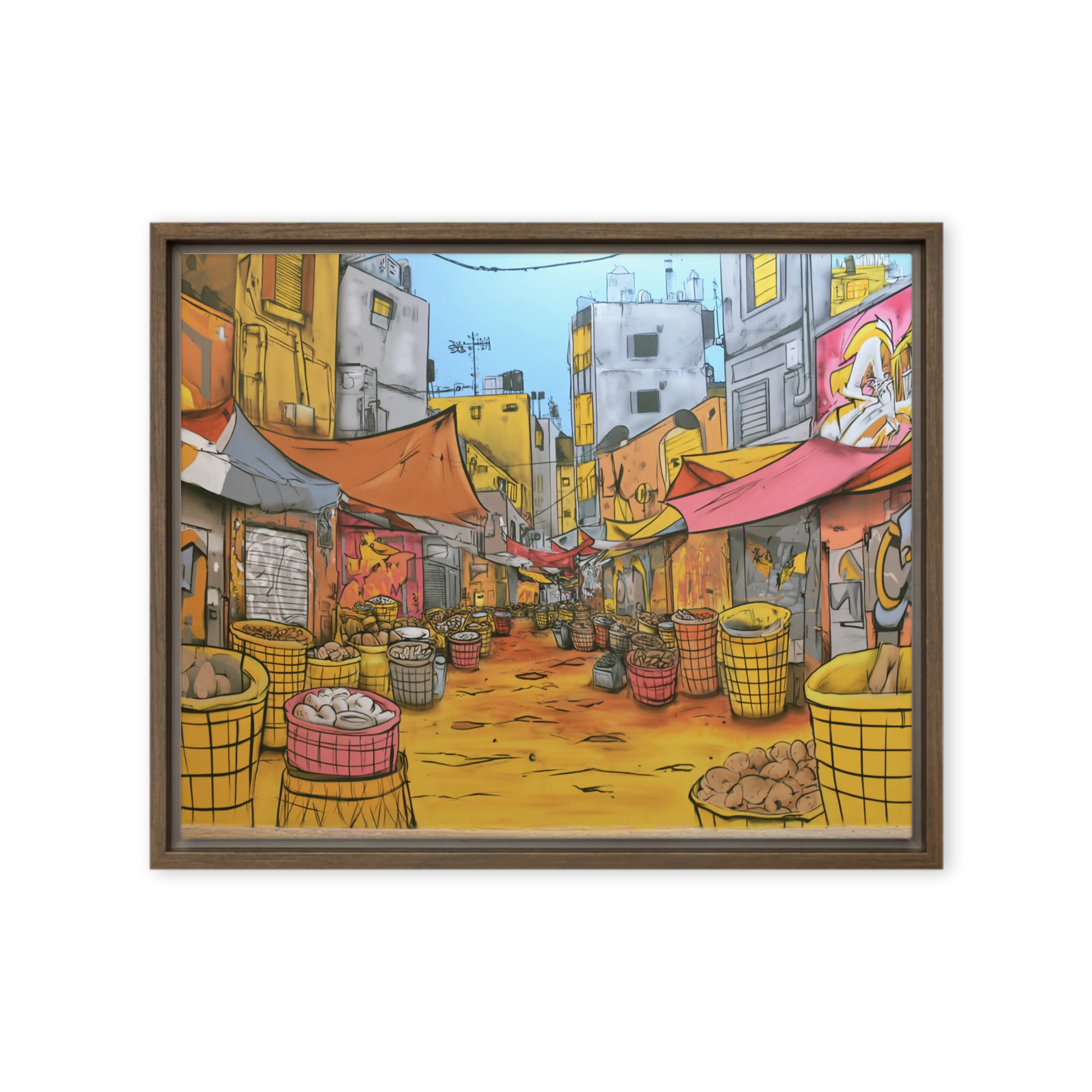 Vibrant Street Market