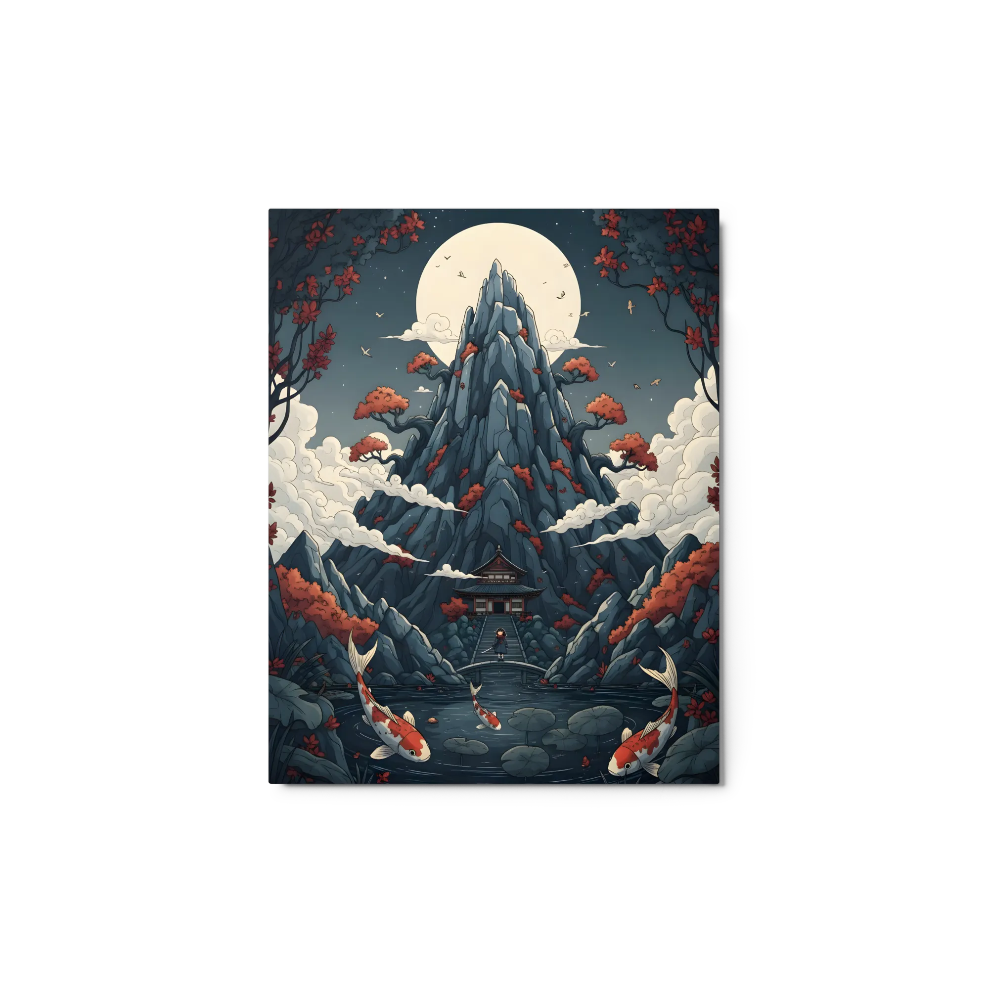 Ascensão Noturna Ukiyo-e