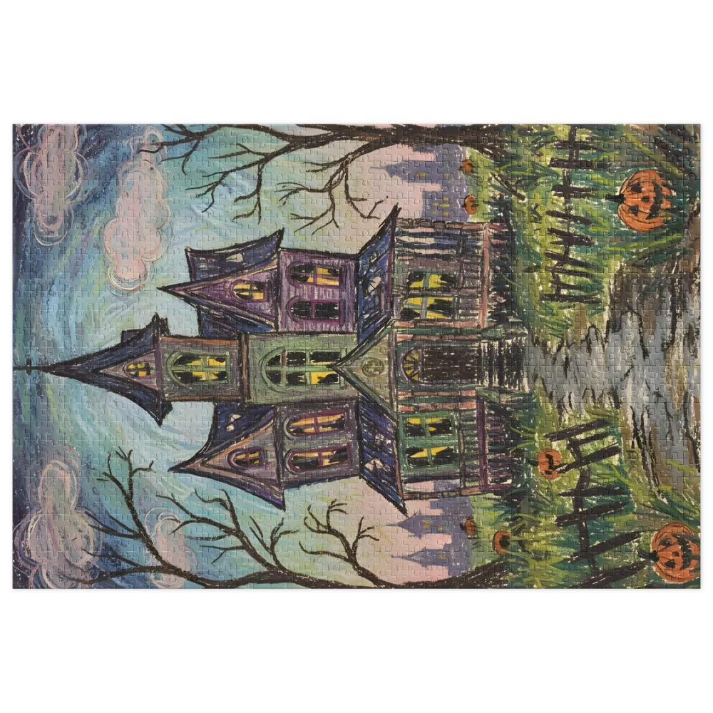 Haunted House at Dusk | Jigsaw Puzzles