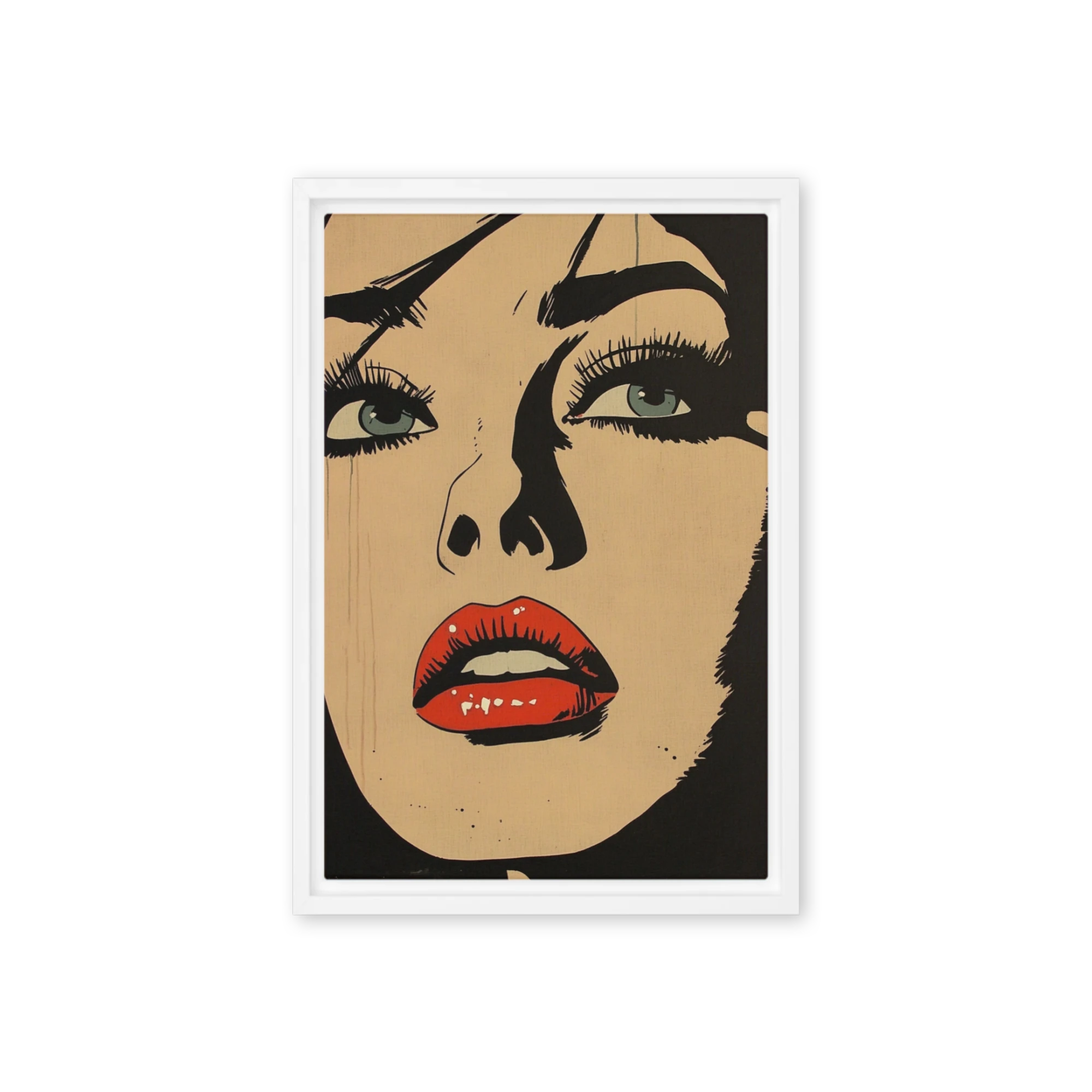 Pop Art Woman's Gaze | Art Print