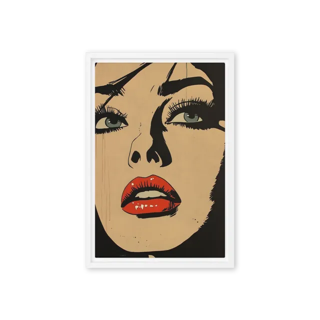 Pop Art Woman's Gaze | Art Print