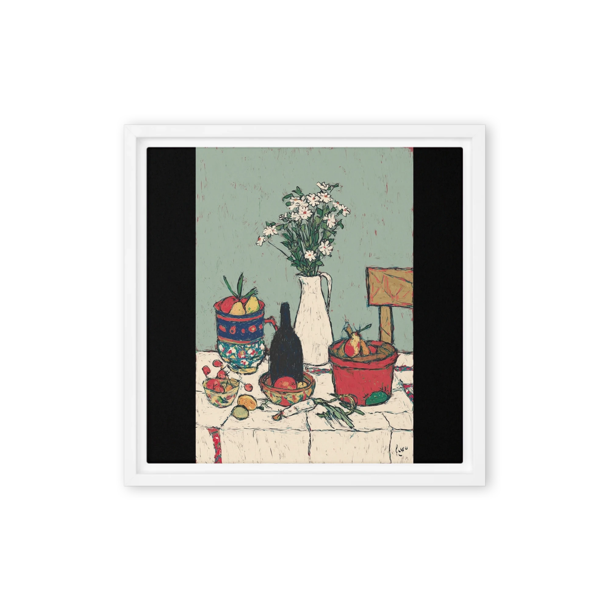 Still Life with Flowers and Fruit | Art Print
