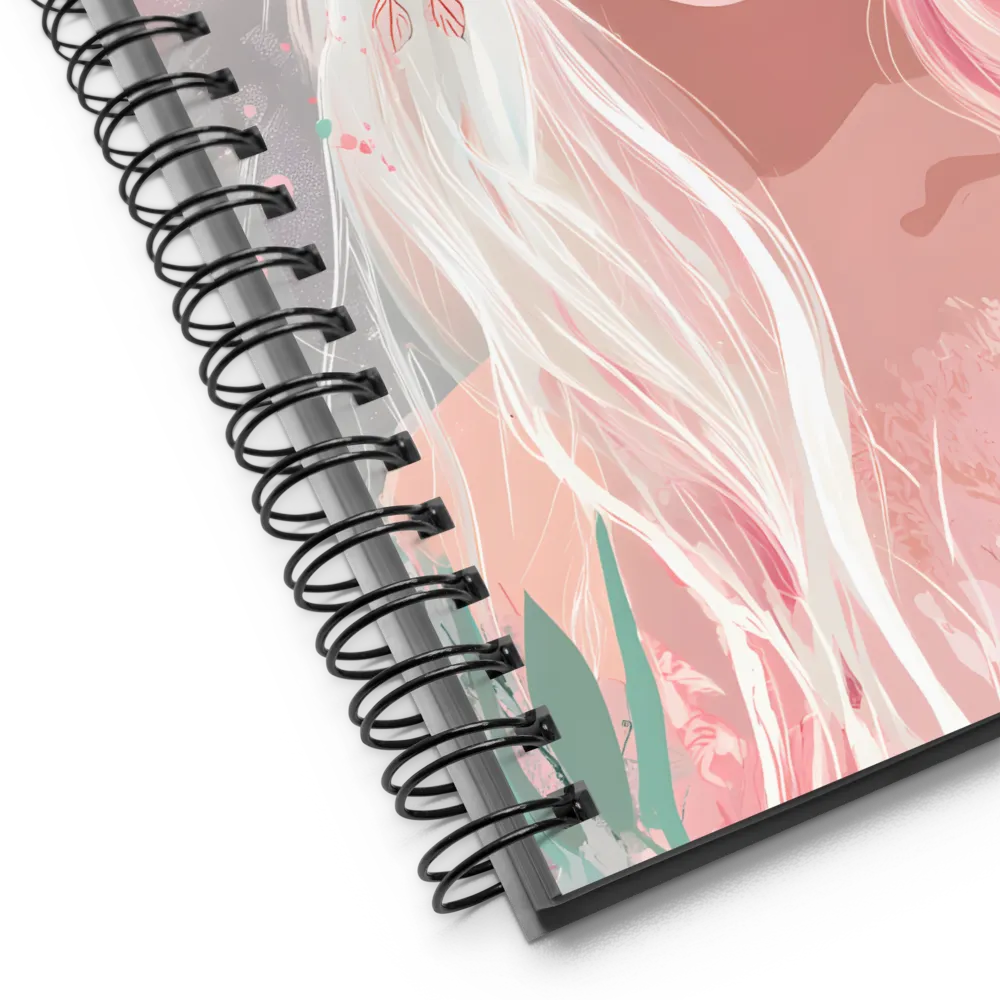 Ethereal Bloom 
 Spiral Notebook | 140 pages