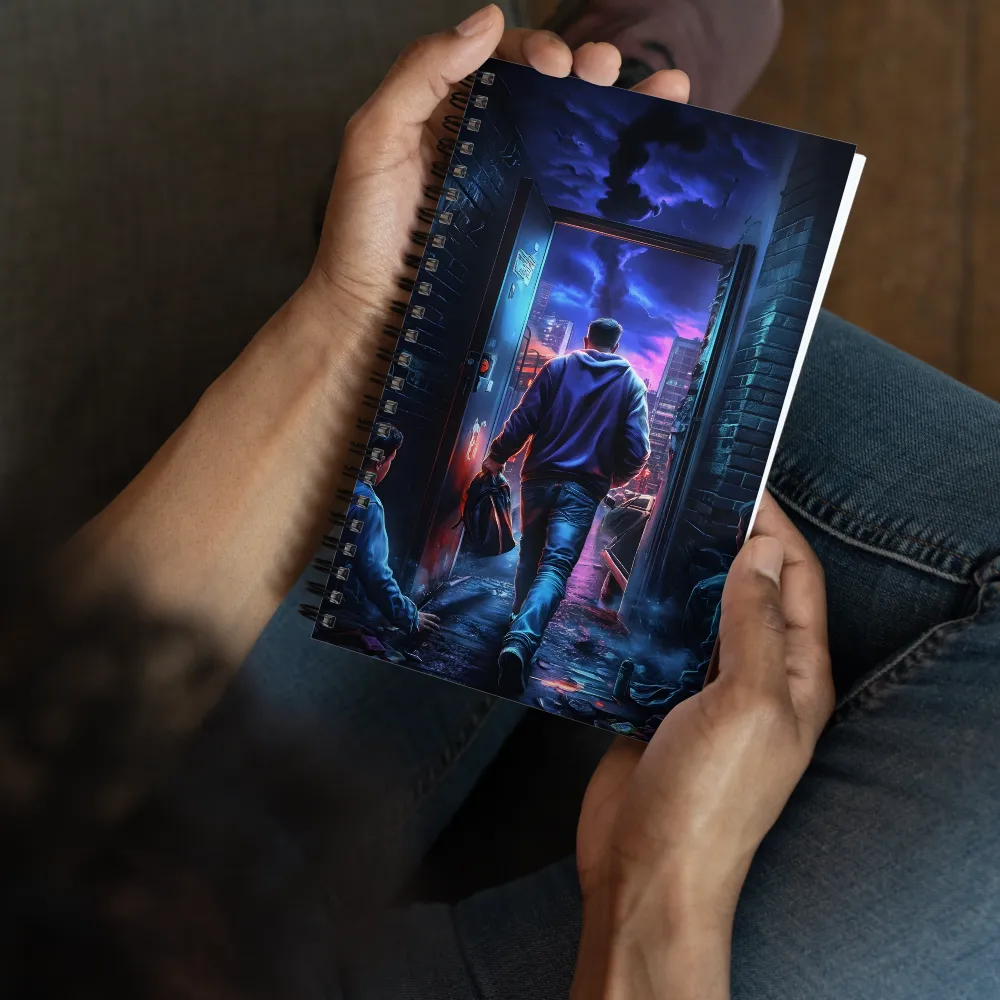 Gateway to the Neon City 
 Spiral Notebook | 140 pages