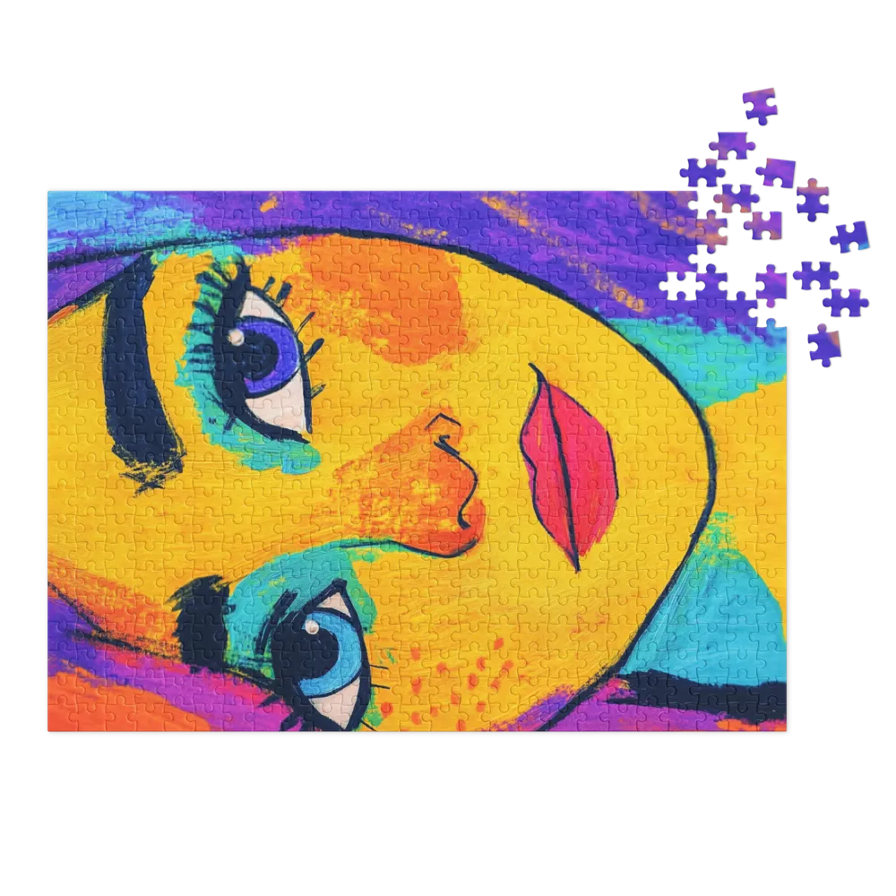 Neon Muse 
 Jigsaw Puzzle in Tin Box