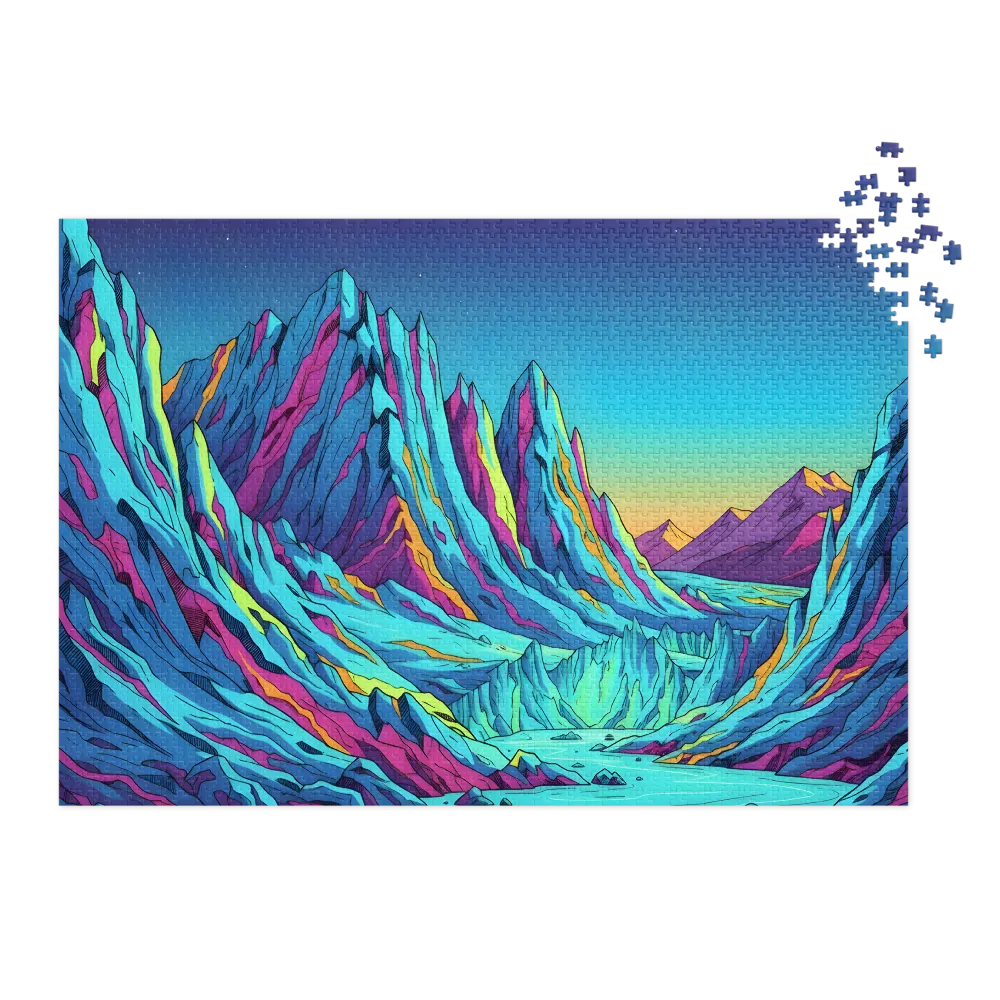 Psychedelic Mountain River