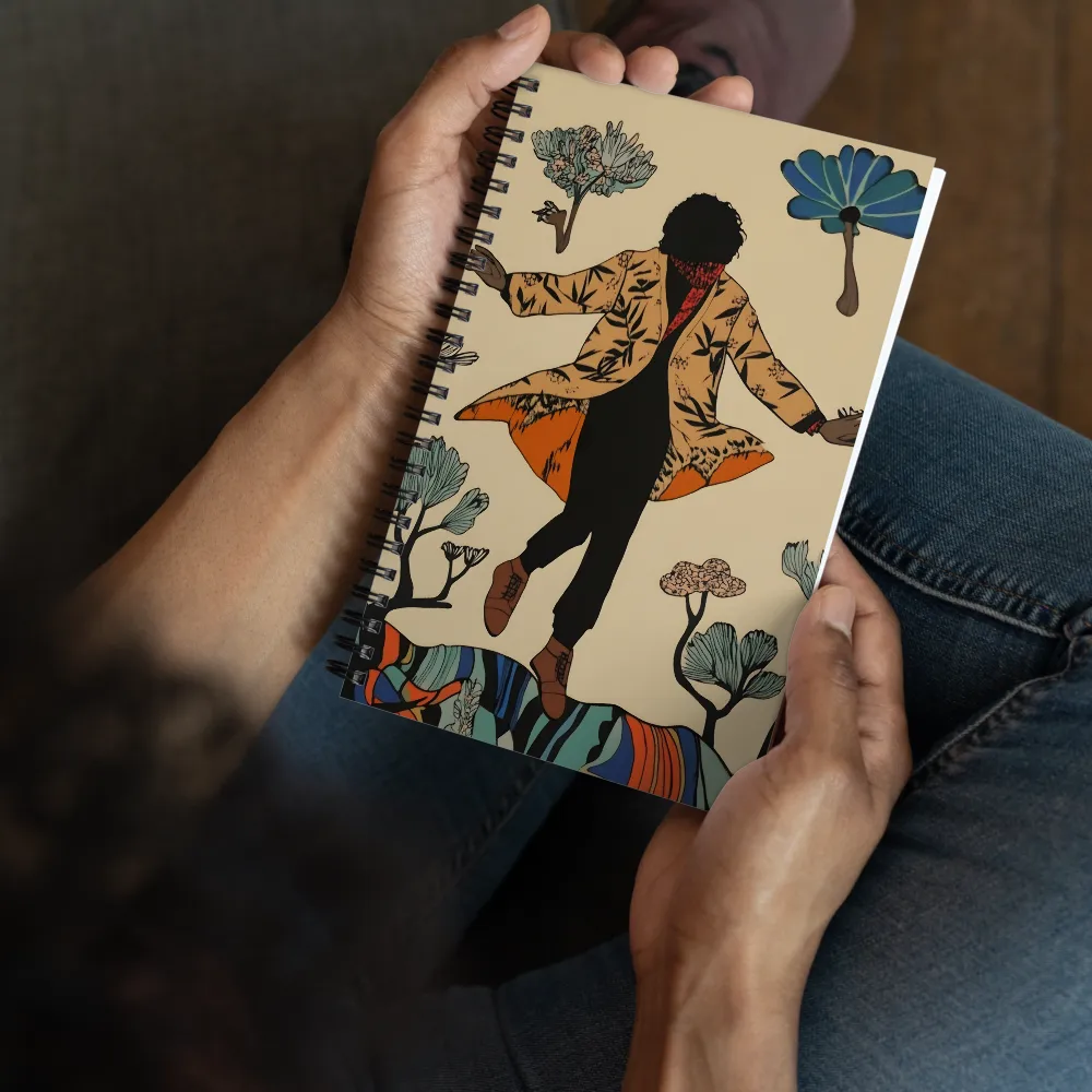 Patterned Wanderer 
 Spiral Notebook | 140 pages