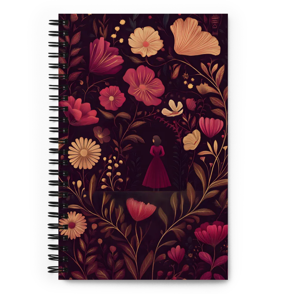 The Floral Enchantress 
 Spiral Notebook | 140 pages